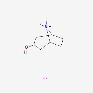 3-hydroxy-8,8-dimethyl-8-azabicyclo[3.2.1]octan-8-ium iodide