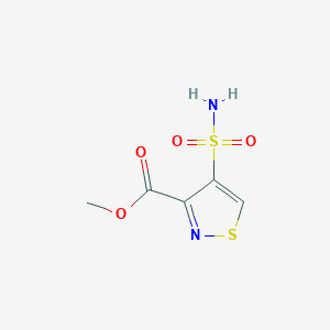 methyl 4-sulfamoyl-1,2-thiazole-3-carboxylate