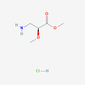 methyl (2S)-3-amino-2-methoxypropanoate hydrochloride