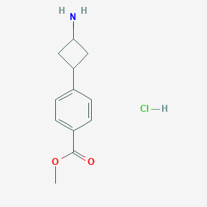 methyl 4-[(1r,3r)-3-aminocyclobutyl]benzoate hydrochloride, trans