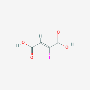 molecular formula C4H3IO4 B6597258 (2Z)-2-iodobut-2-enedioic acid CAS No. 5029-68-5