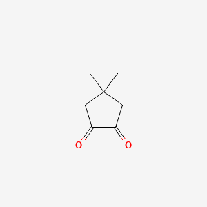 molecular formula C7H10O2 B6597287 4,4-dimethylcyclopentane-1,2-dione CAS No. 89897-95-0