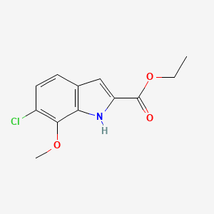 ethyl 6-chloro-7-methoxy-1H-indole-2-carboxylate