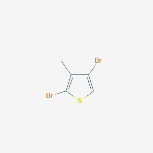 B6597321 2,4-dibromo-3-methylthiophene CAS No. 53119-66-7