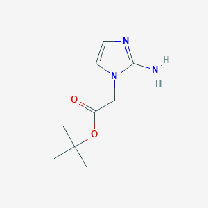 tert-butyl 2-(2-amino-1H-imidazol-1-yl)acetate