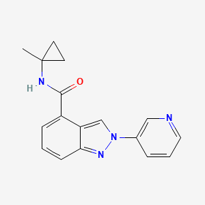 molecular formula C17H16N4O B6597382 Indazapyroxamet CAS No. 1689545-27-4