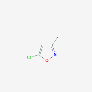 molecular formula C4H4ClNO B6597533 5-chloro-3-methyl-1,2-oxazole CAS No. 1314938-49-2