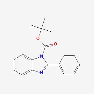 molecular formula C18H18N2O2 B6597760 tert-Butyl 2-phenyl-1H-benzimidazole-1-carboxylate CAS No. 193810-83-2
