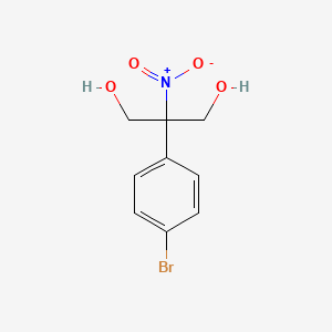 molecular formula C9H10BrNO4 B6597784 2-(P-BROMOPHENYL)-2-NITRO-1,3-PROPANEDIOL CAS No. 90561-94-7