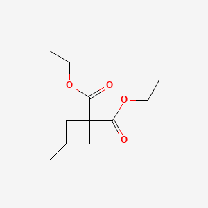 molecular formula C11H18O4 B6597792 Diethyl 3-methylcyclobutane-1,1-dicarboxylate CAS No. 20939-62-2