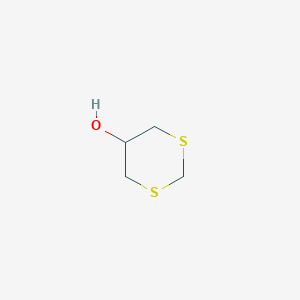 molecular formula C4H8OS2 B6597794 1,3-dithian-5-ol CAS No. 89876-00-6