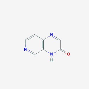 molecular formula C7H5N3O B6597802 Pyrido[3,4-b]pyrazin-3(4H)-one CAS No. 91996-71-3