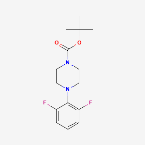 molecular formula C15H20F2N2O2 B6597867 tert-butyl 4-(2,6-difluorophenyl)piperazine-1-carboxylate CAS No. 951626-76-9