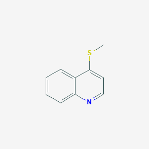 molecular formula C10H9NS B6597995 4-Methylsulfanylquinoline CAS No. 46000-25-3
