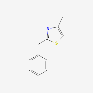 molecular formula C11H11NS B6598184 2-Benzyl-4-methylthiazole CAS No. 7210-74-4
