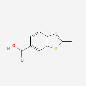 molecular formula C10H8O2S B6598363 2-Methylbenzo[B]thiophene-6-carboxylic acid CAS No. 18781-41-4