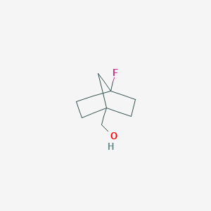 molecular formula C8H13FO B6598435 (4-fluoronorbornan-1-yl)methanol CAS No. 88888-24-8