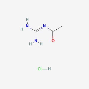 molecular formula C3H8ClN3O B6598590 N-carbamimidoylacetamide hydrochloride CAS No. 39270-72-9