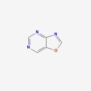 molecular formula C5H3N3O B6598680 Oxazolo[4,5-d]pyrimidine CAS No. 42850-93-1