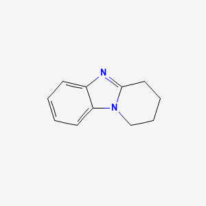 molecular formula C11H12N2 B6598708 1,2,3,4-Tetrahydropyrido[1,2-a]benzimidazole CAS No. 5622-83-3