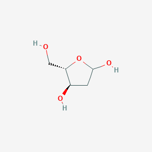 molecular formula C5H10O4 B6598795 (4R,5S)-5-(hydroxymethyl)oxolane-2,4-diol CAS No. 2640030-37-9