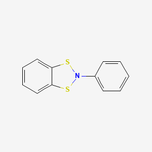 molecular formula C12H9NS2 B6598807 2-phenyl-2H-1,3,2-benzodithiazole CAS No. 222291-84-1