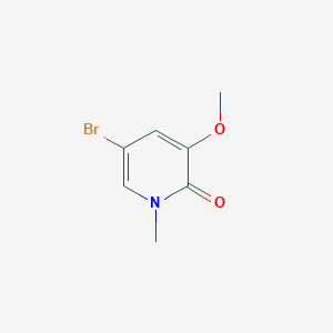 B6598850 5-bromo-3-methoxy-1-methyl-1,2-dihydropyridin-2-one CAS No. 1611464-89-1
