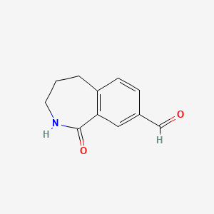 1-oxo-2,3,4,5-tetrahydro-1H-2-benzazepine-8-carbaldehyde