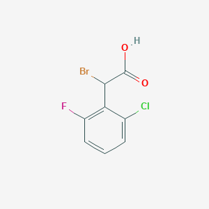 2-bromo-2-(2-chloro-6-fluorophenyl)acetic acid