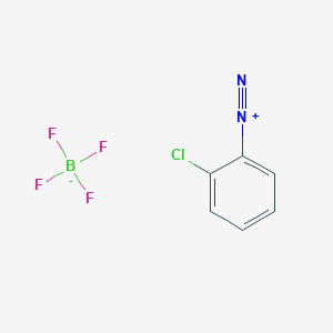 molecular formula C6H4BClF4N2 B6599402 2-Chlorobenzene-1-diazonium,tetrafluoroboranuide CAS No. 1956-97-4