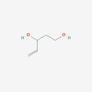 molecular formula C5H10O2 B6599432 pent-4-ene-1,3-diol CAS No. 57445-90-6