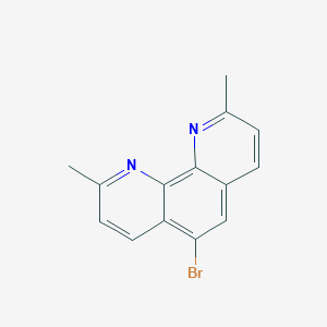 molecular formula C14H11BrN2 B6599486 5-bromo-2,9-dimethyl-1,10-phenanthroline CAS No. 851916-54-6