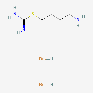 molecular formula C5H15Br2N3S B6599511 2-(4-Aminobutyl)-2-thiopseudourea dihydrobromide CAS No. 102274-22-6