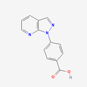 4-{1H-pyrazolo[3,4-b]pyridin-1-yl}benzoic acid