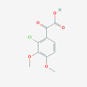 2-(2-chloro-3,4-dimethoxyphenyl)-2-oxoacetic acid