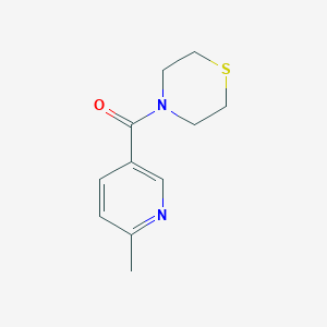 Thiomorpholine, 4-[(6-methyl-3-pyridinyl)carbonyl]-