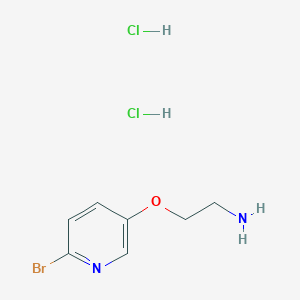 2-[(6-bromopyridin-3-yl)oxy]ethan-1-amine dihydrochloride