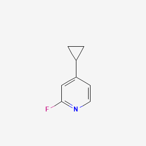 4-cyclopropyl-2-fluoropyridine