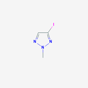 molecular formula C3H4IN3 B6599937 4-iodo-2-methyl-2H-1,2,3-triazole CAS No. 2137840-57-2