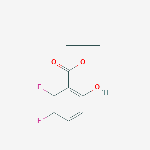 molecular formula C11H12F2O3 B6599949 tert-butyl2,3-difluoro-6-hydroxybenzoate CAS No. 1842401-06-2