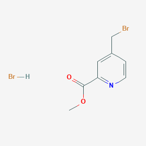 molecular formula C8H9Br2NO2 B6600007 Methyl 4-(bromomethyl)picolinate hydrobromide CAS No. 2089377-32-0