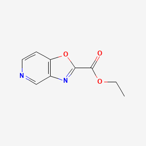 molecular formula C9H8N2O3 B6600173 Ethyl oxazolo[4,5-c]pyridine-2-carboxylate CAS No. 911465-02-6