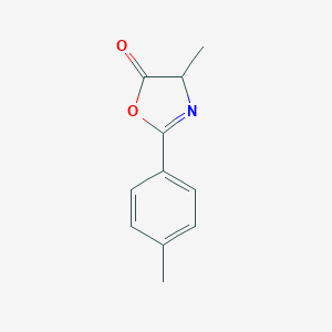 molecular formula C11H11NO2 B066002 4-Methyl-2-(p-tolyl)oxazol-5(4H)-one CAS No. 183559-31-1