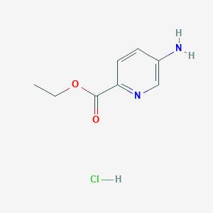 molecular formula C8H11ClN2O2 B6600555 Ethyl 5-aminopicolinate hydrochloride CAS No. 33919-66-3