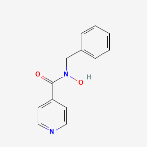 molecular formula C13H12N2O2 B6600657 N-benzyl-N-hydroxypyridine-4-carboxamide CAS No. 1936070-70-0