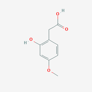 molecular formula C9H10O4 B6600839 2-(2-hydroxy-4-methoxyphenyl)acetic acid CAS No. 20503-09-7