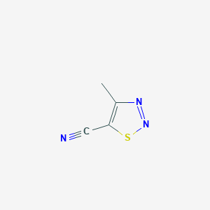 4-Methyl-1,2,3-thiadiazole-5-carbonitrile