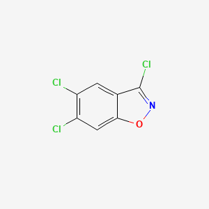 molecular formula C7H2Cl3NO B6600984 3,5,6-trichloro-1,2-benzoxazole CAS No. 1352887-12-7