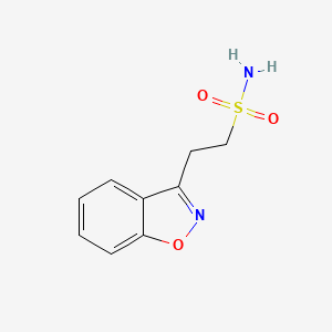B6601017 2-(1,2-benzoxazol-3-yl)ethane-1-sulfonamide CAS No. 68292-23-9