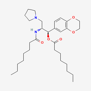 molecular formula C31H50N2O5 B6601342 Eliglustat O-octonyl dimer CAS No. 2193052-06-9
